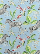 Zebra's Garden Skylight Harrison Howard Fabric 